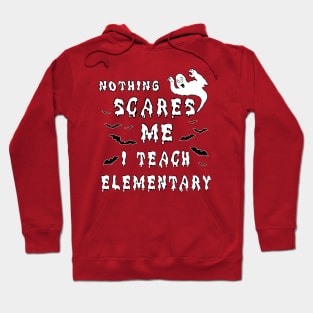 Nothing Scares Me I Teach Elementary Hoodie